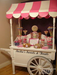 创意婚礼道具 豪华糖果马车，点亮童话般的梦幻婚礼